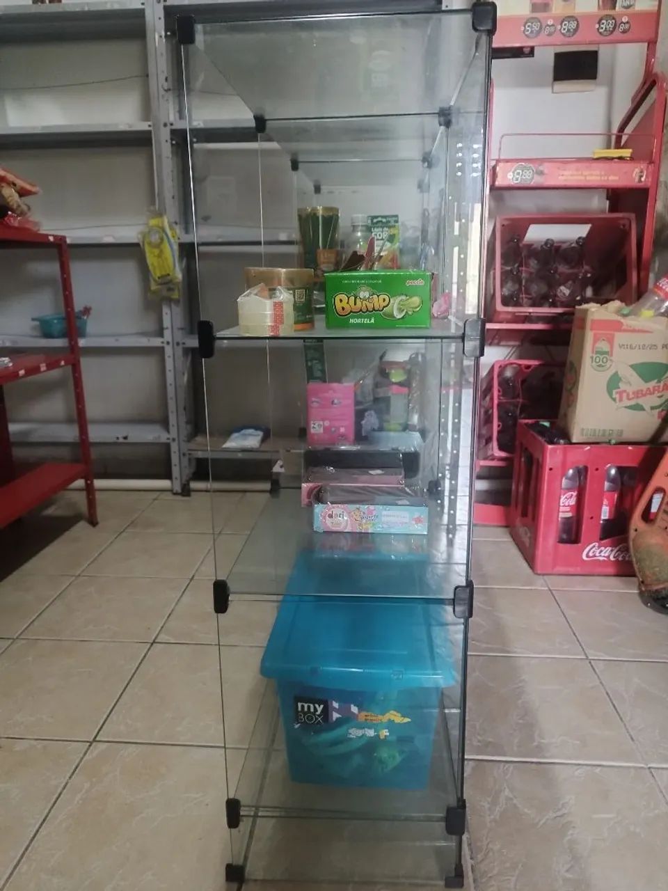 Pratilleira de vidro com compartimento  - Foto 4