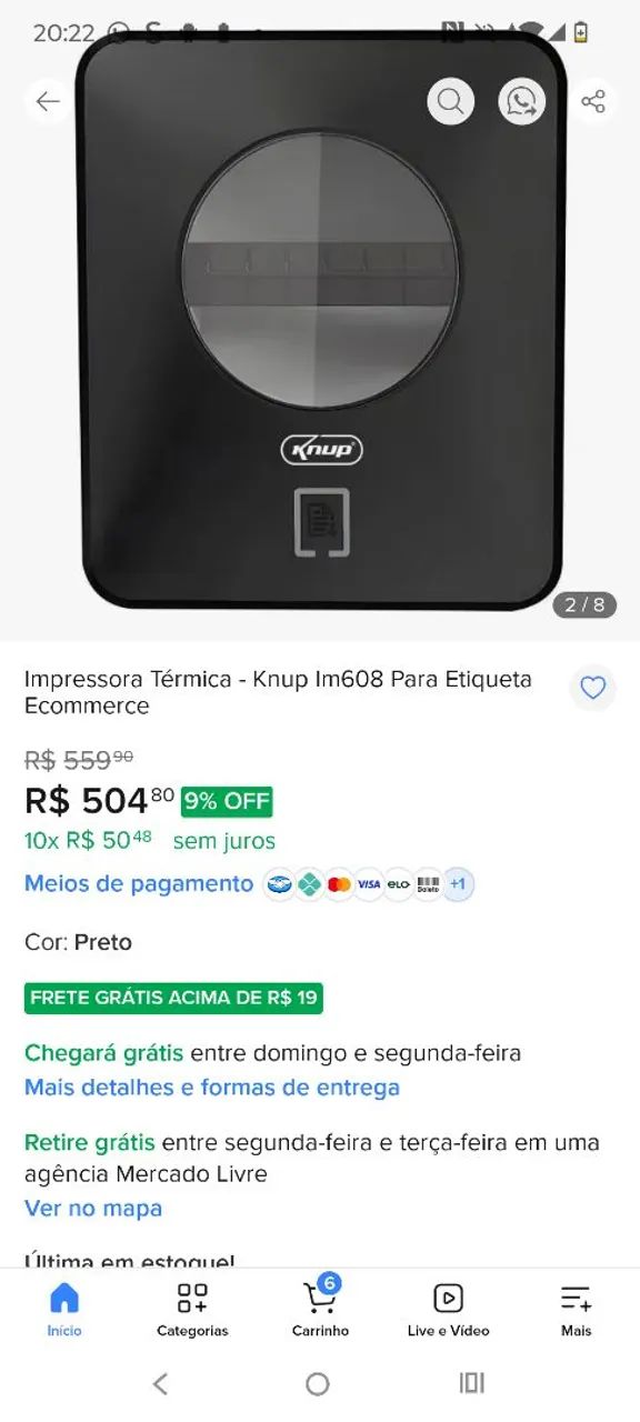 Impressora térmica  - Foto 5