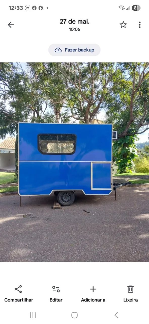 trailer montado para banho e tosa emplacado e licenciado 35.000  - Foto 3