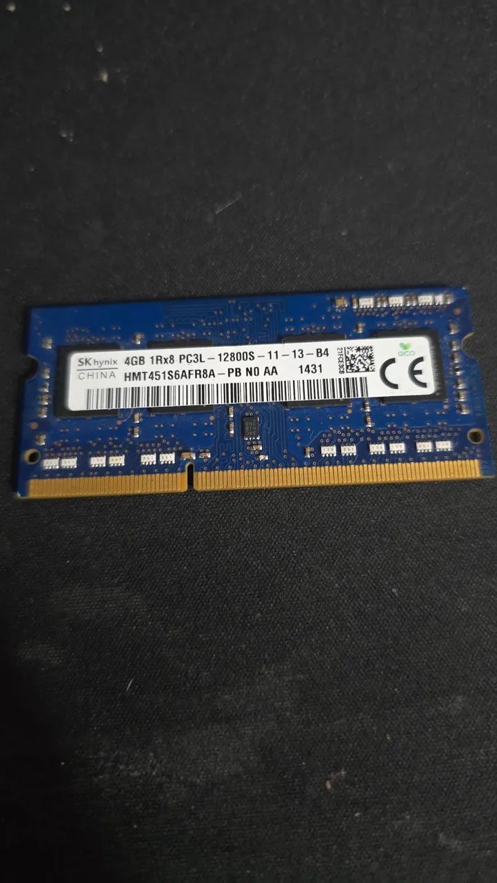 Memória notebook ddr3 - 4GB
