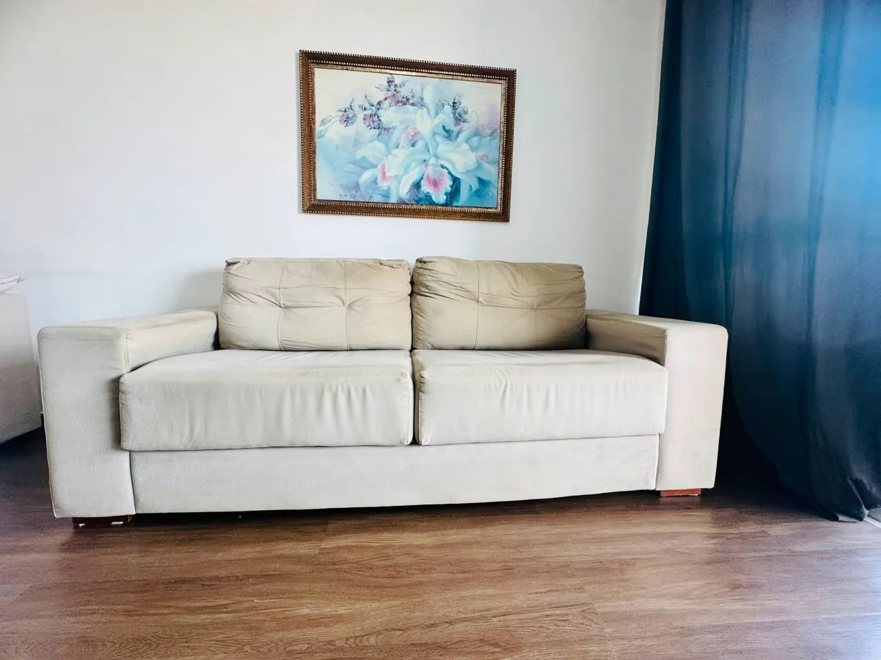 SOFÁ  3 LUGARES CONSERVADO - Foto 2