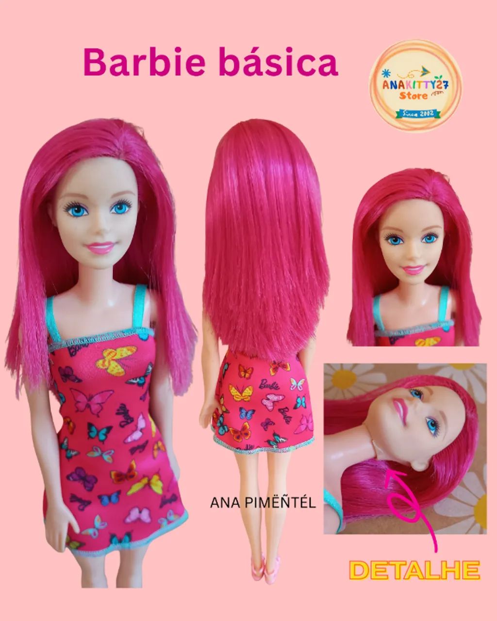 Kit de 3 Barbie Básicas - Foto 3