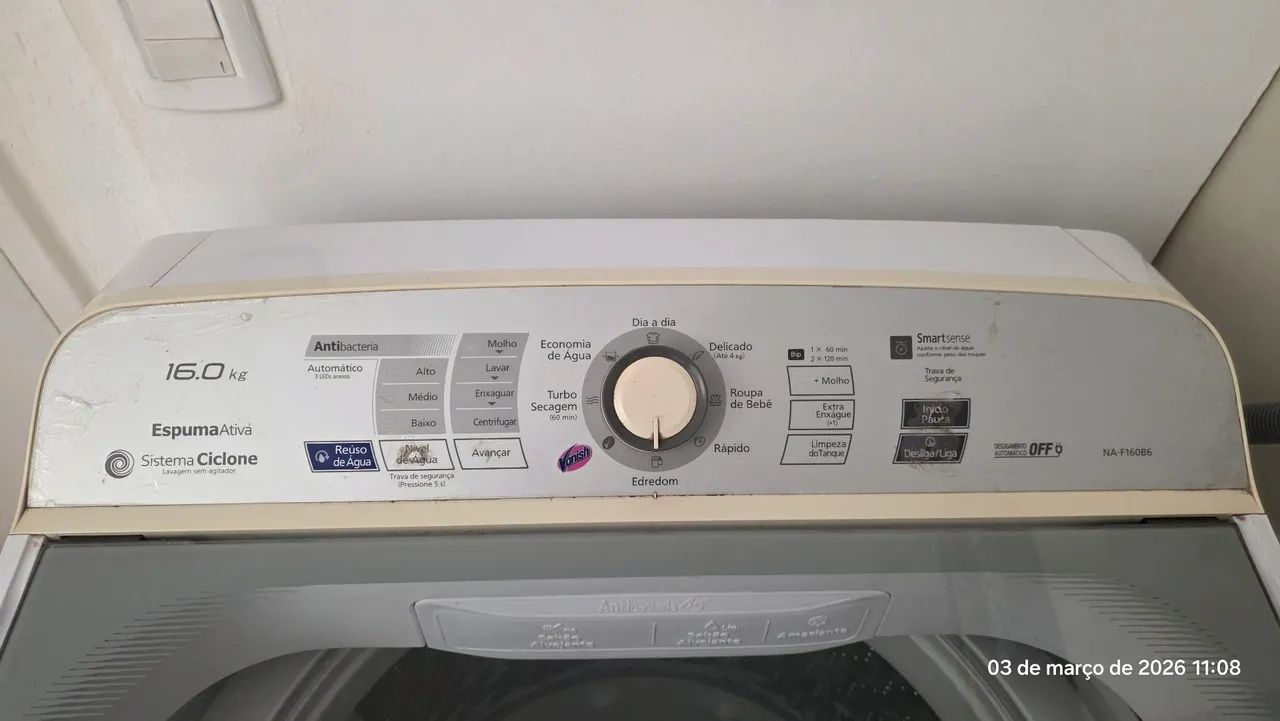 Lavadoura Ropuas PANASONIC 