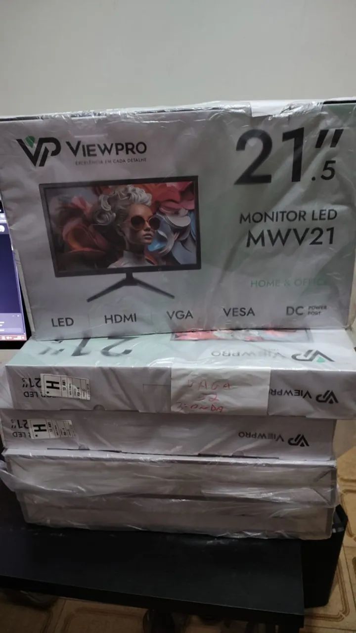 MONITOR VIEWPRO 21.5" LED FULL HD - NOVO E LACRADO!  - Foto 5
