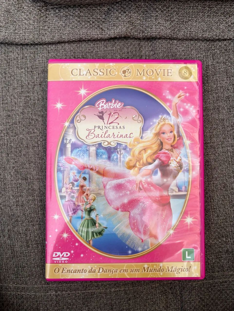 Dvd Barbie e as 12 Princesas Bailarinas 