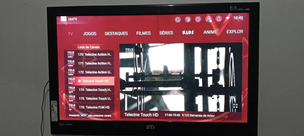 Tv 40 polegadas com 3 linhas na tela,leia o anúncio  - Foto 2