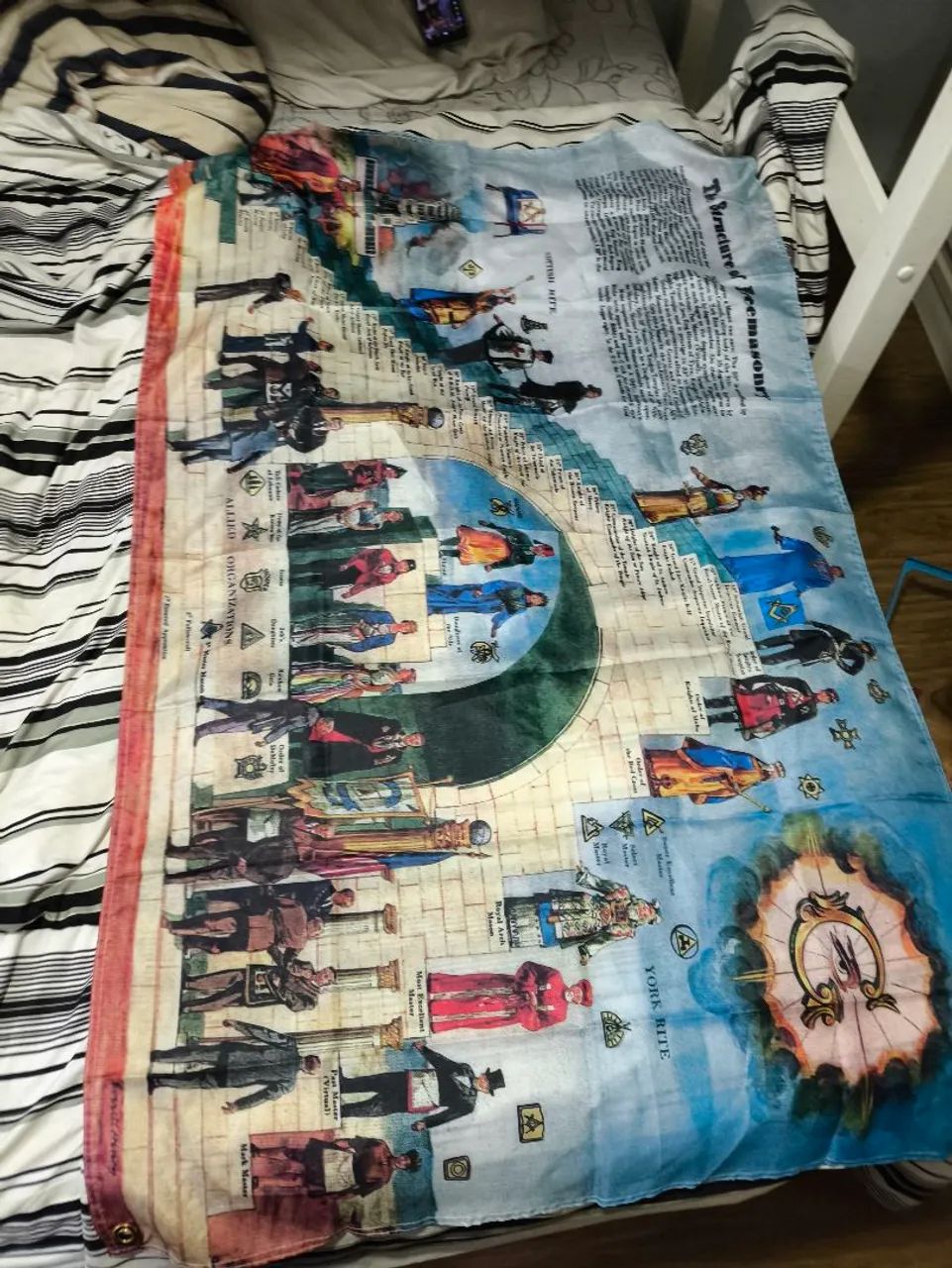 ? Bandeira Decorativa ? A Estrutura da Maçonaria - Foto 4