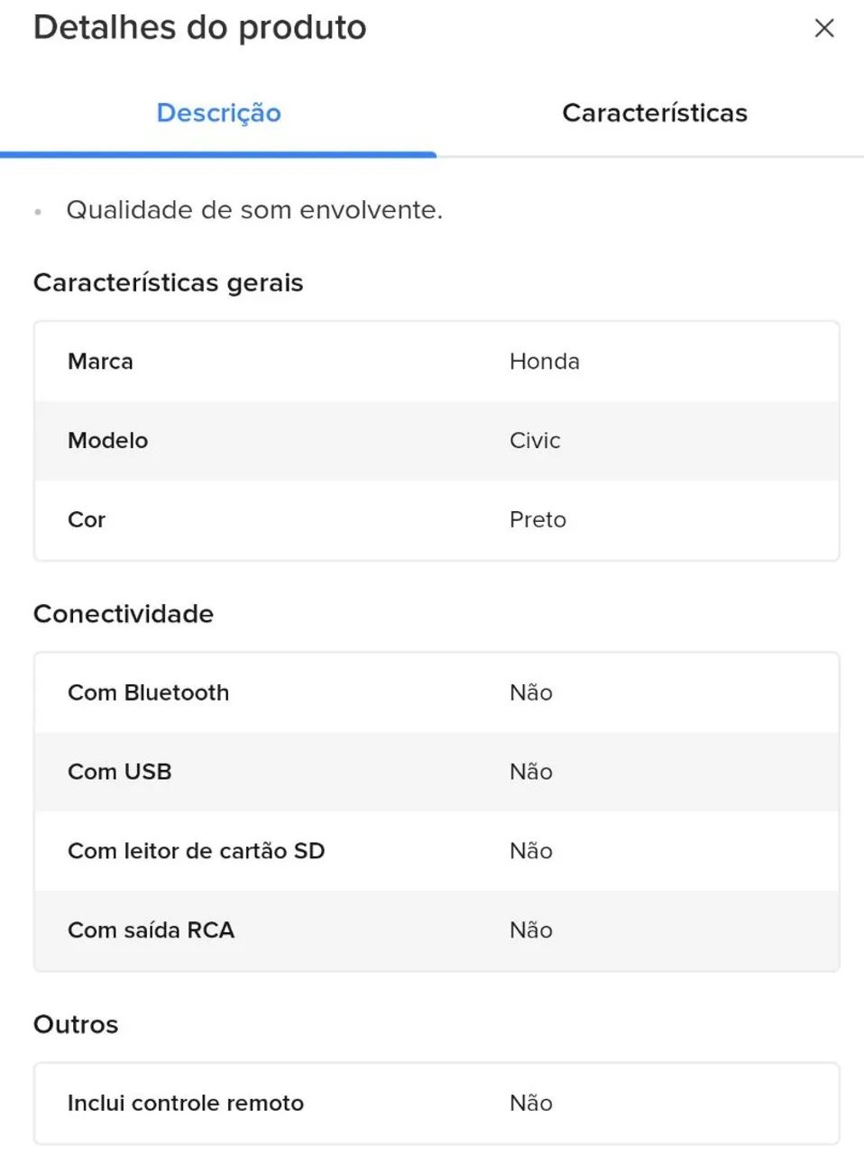 Som Honda Civic  - Foto 3
