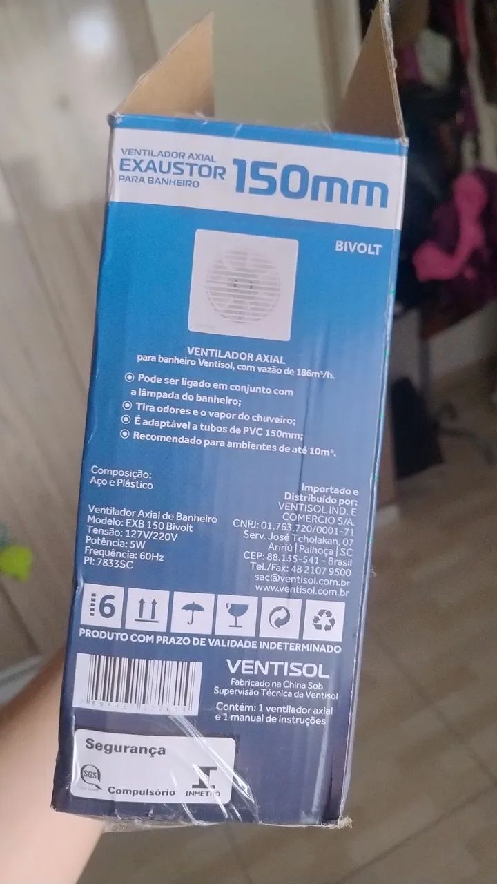 Kit com 2 exaustores (150mm) - Foto 3