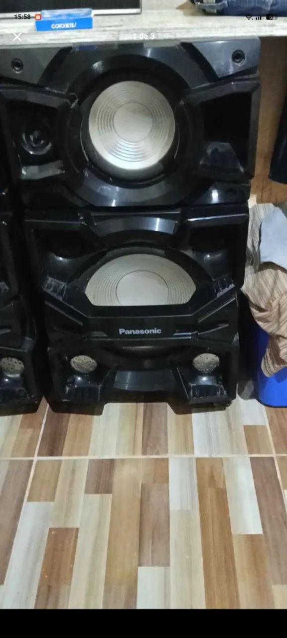 Vendesse caixa dois caixas de som