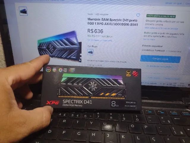 Memória gamer xpg
