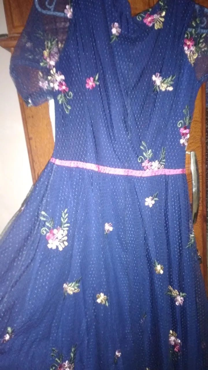 Vestido feminino de renda