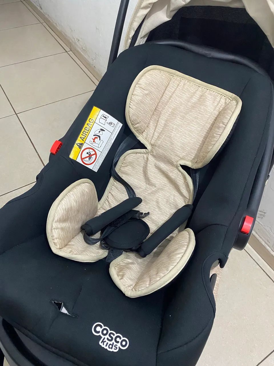 Kit carrinho e bebê conforto Cosco  - Foto 2