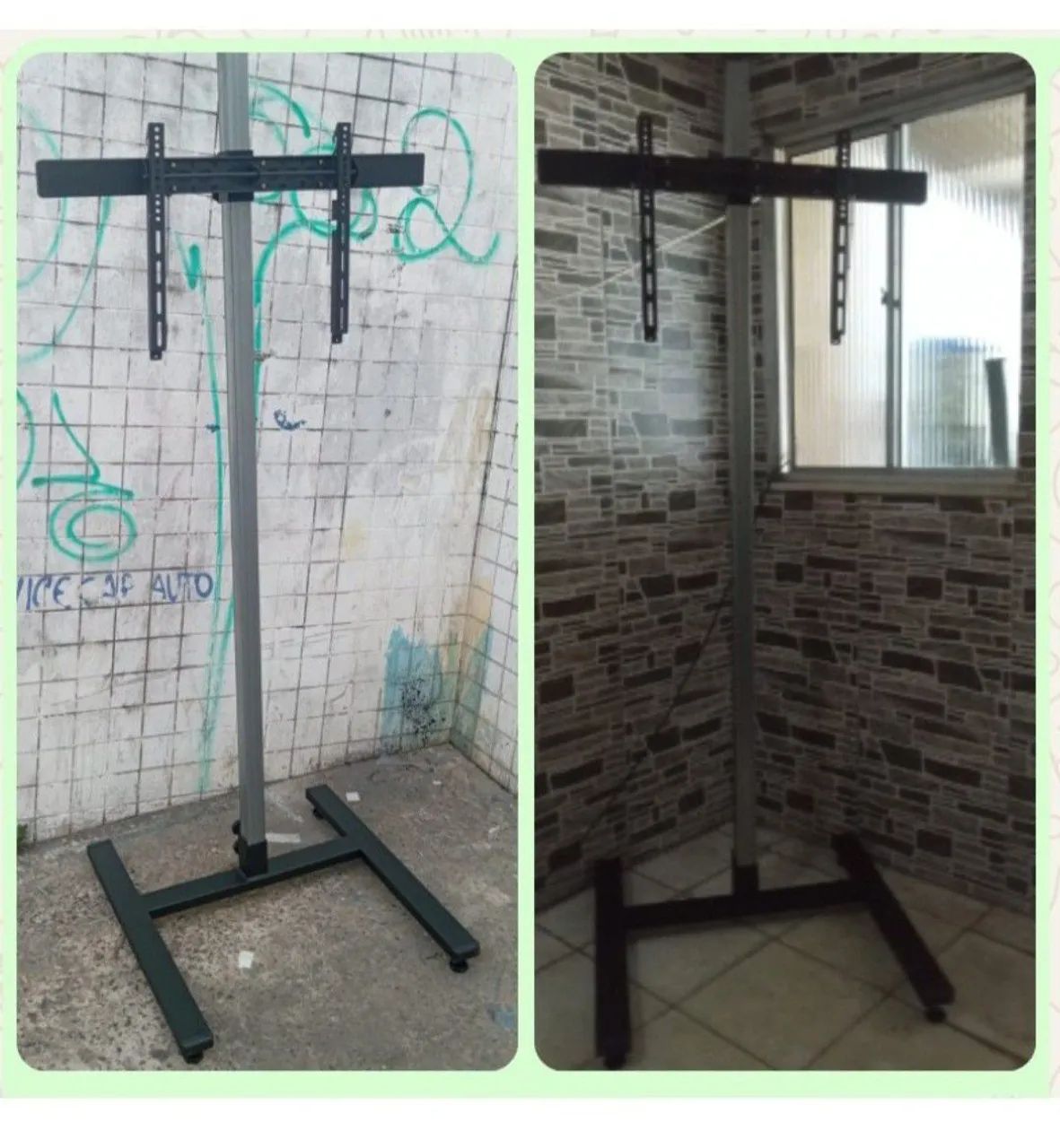 SUPORTE PARA TV MODELO PEDESTAL REGULÁVEL DE 32 A 75 POLEGADAS PARA RESTAURANTE/EVENTOS 