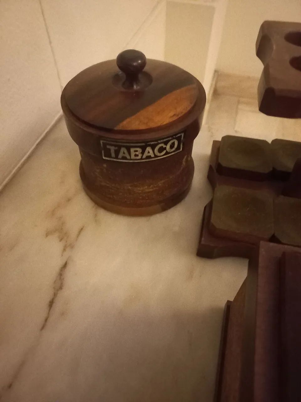 Kit porta cachimbo antigo - Foto 4