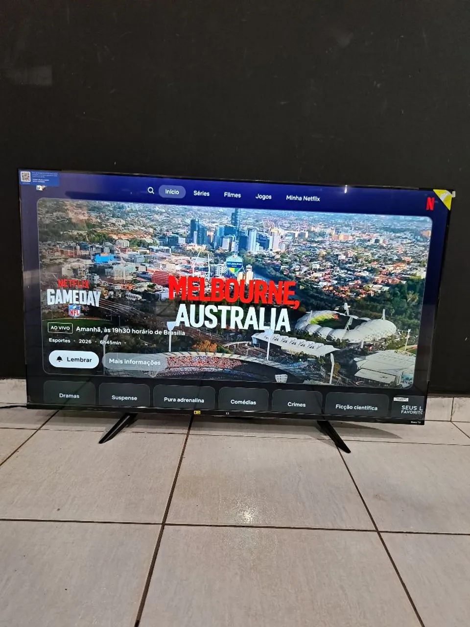 Smart tv mutilaser 50 polegadas led 4k no plástico ainda  - Foto 2