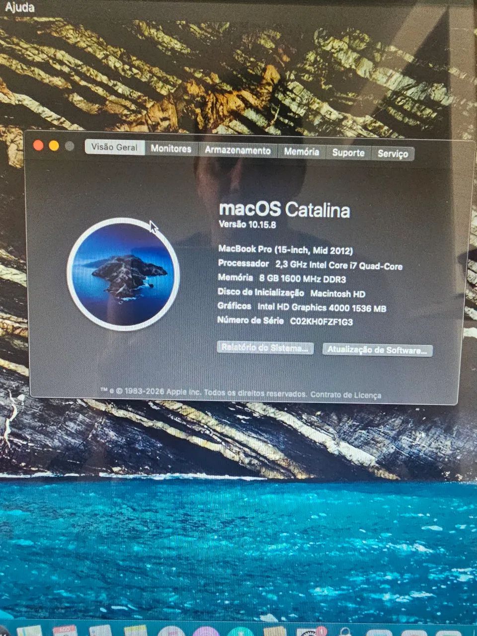 Macbook Pro tela 15