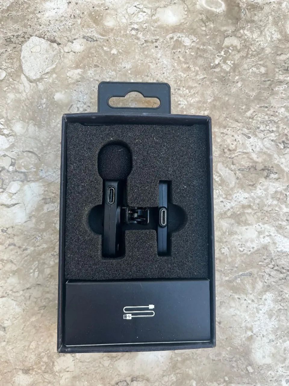 Microfone de lapela sem fio - Tipo C<br>Usado poucas vezes, em excelente estado. - Foto 3