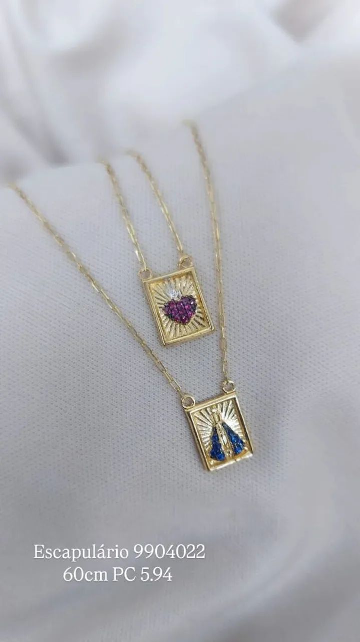 Corrente  sr aparecida ouro 18k  gold