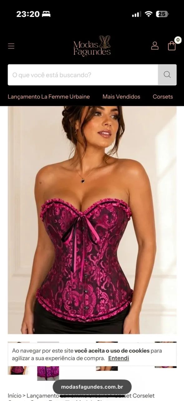 CORSET ROSA 