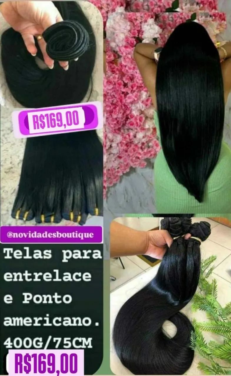 Cabelos bio humano originais.  - Foto 2