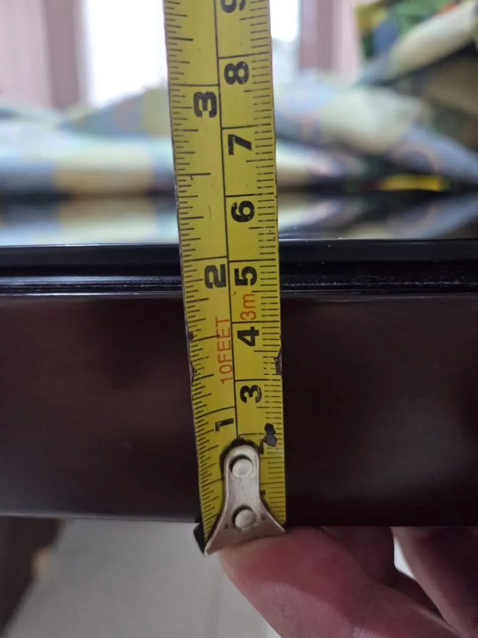 Mesa de madeira com tampo de vidro Líder Interiores  - Foto 5