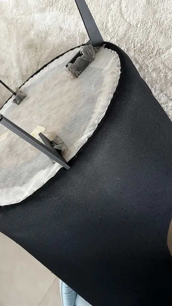 Par de Poltronas de Tecido pretas - Foto 4