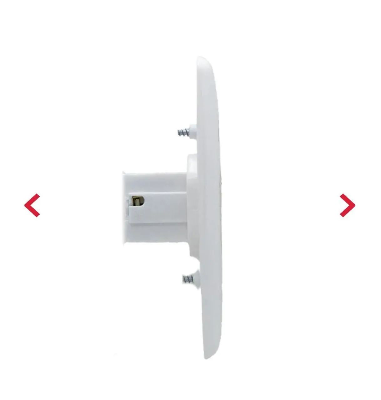 Conjunto Tomada 10 amperes Branco 4x2 Monaco Dicompel - Foto 3