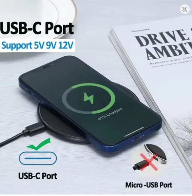 Carregador De Indução Wireless 30W + Cabo - Foto 4