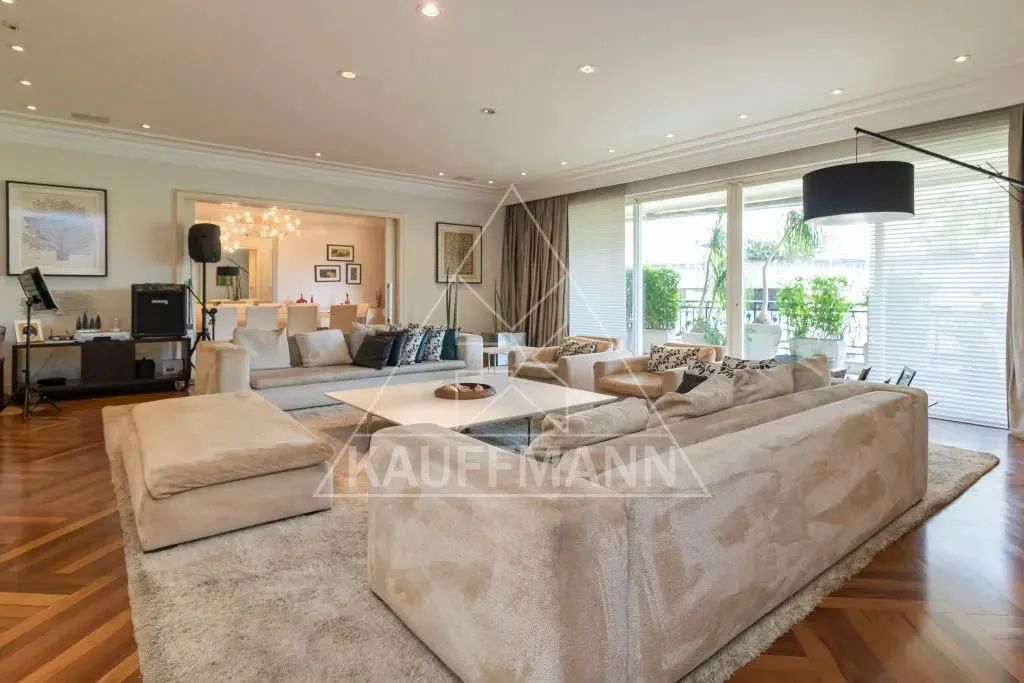 Luxuoso Apartamento á venda em Higienópolis: 4 Suítes, 476,00m², 5 vagas de garagem.