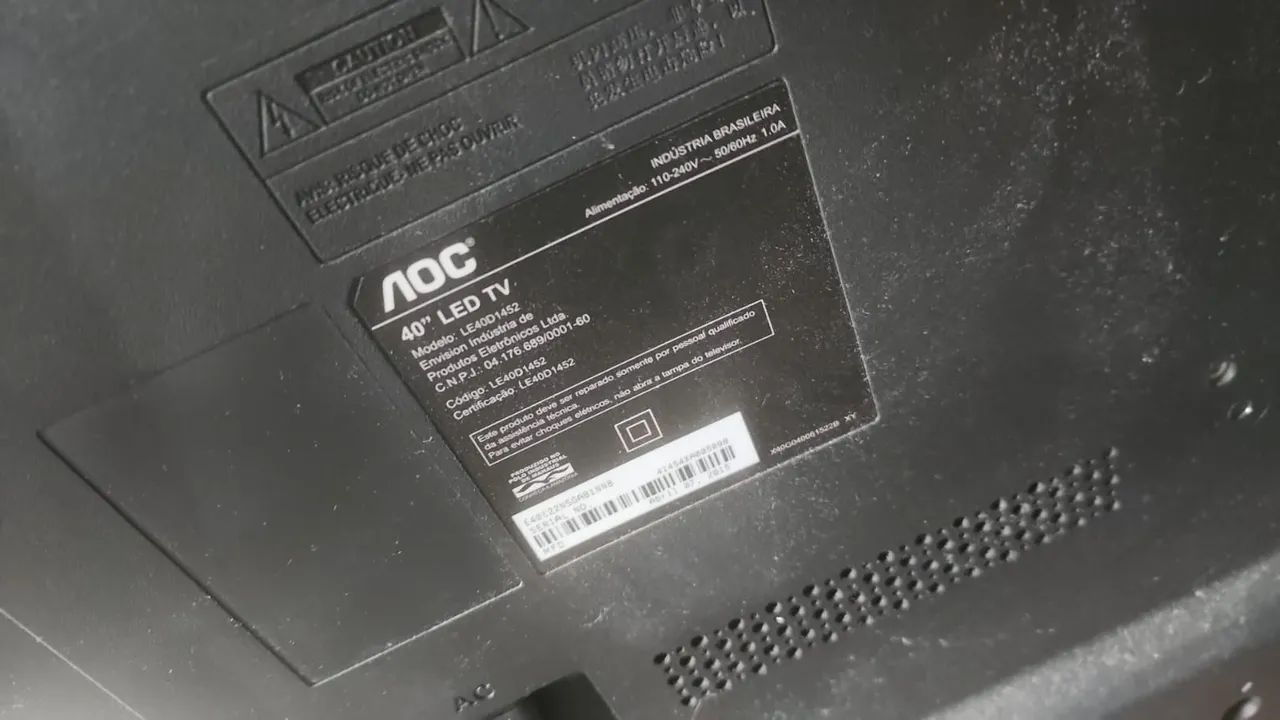 Tv AOC 40' COM DEFEITO - Foto 2