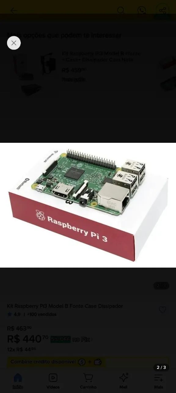 Raspberry PI 3 B com emuladores de jogos antigos - Foto 2