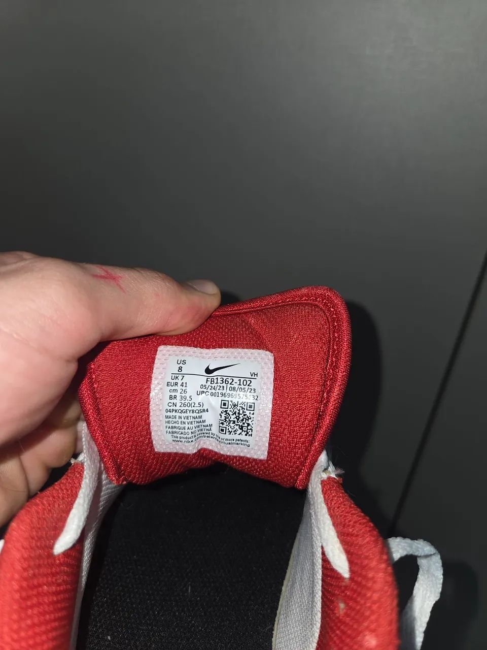 Vendo tênis Nike Full Force Low "Mystic Red" - Foto 3