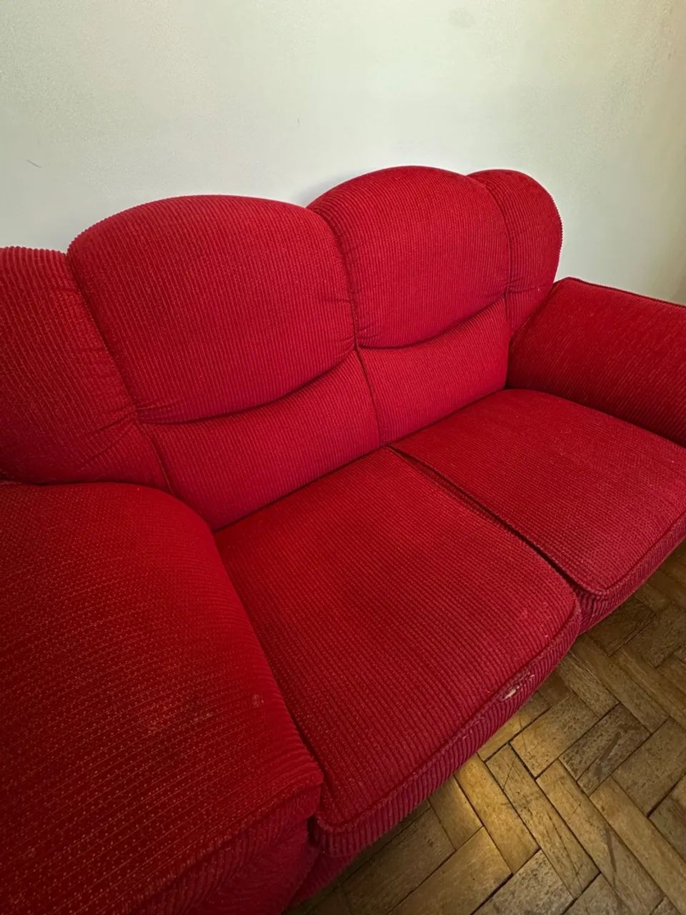 sofá 2 lugares vermelho - Foto 3