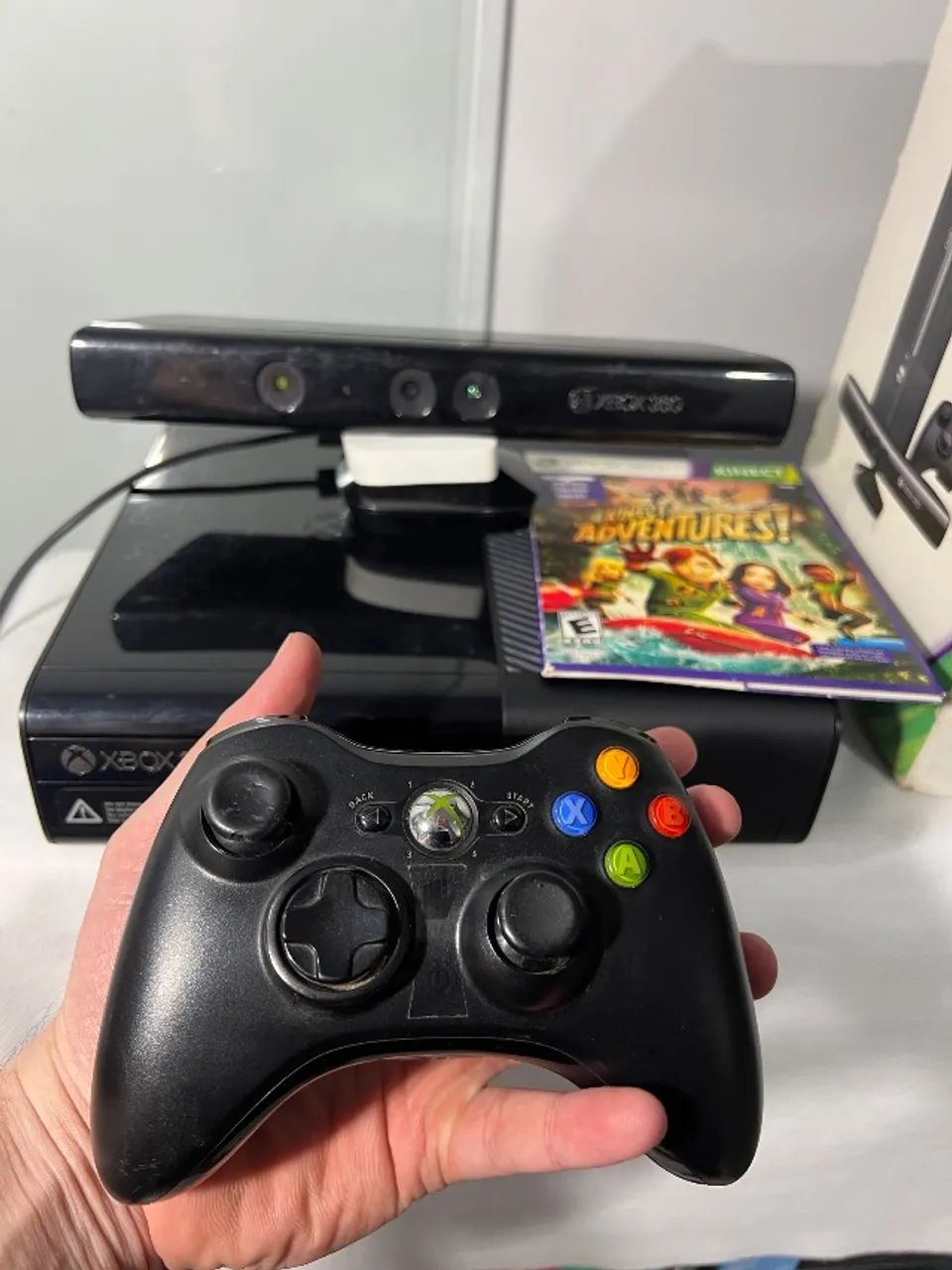 Xbox 360 completo com Kinect + Jogo - Foto 4