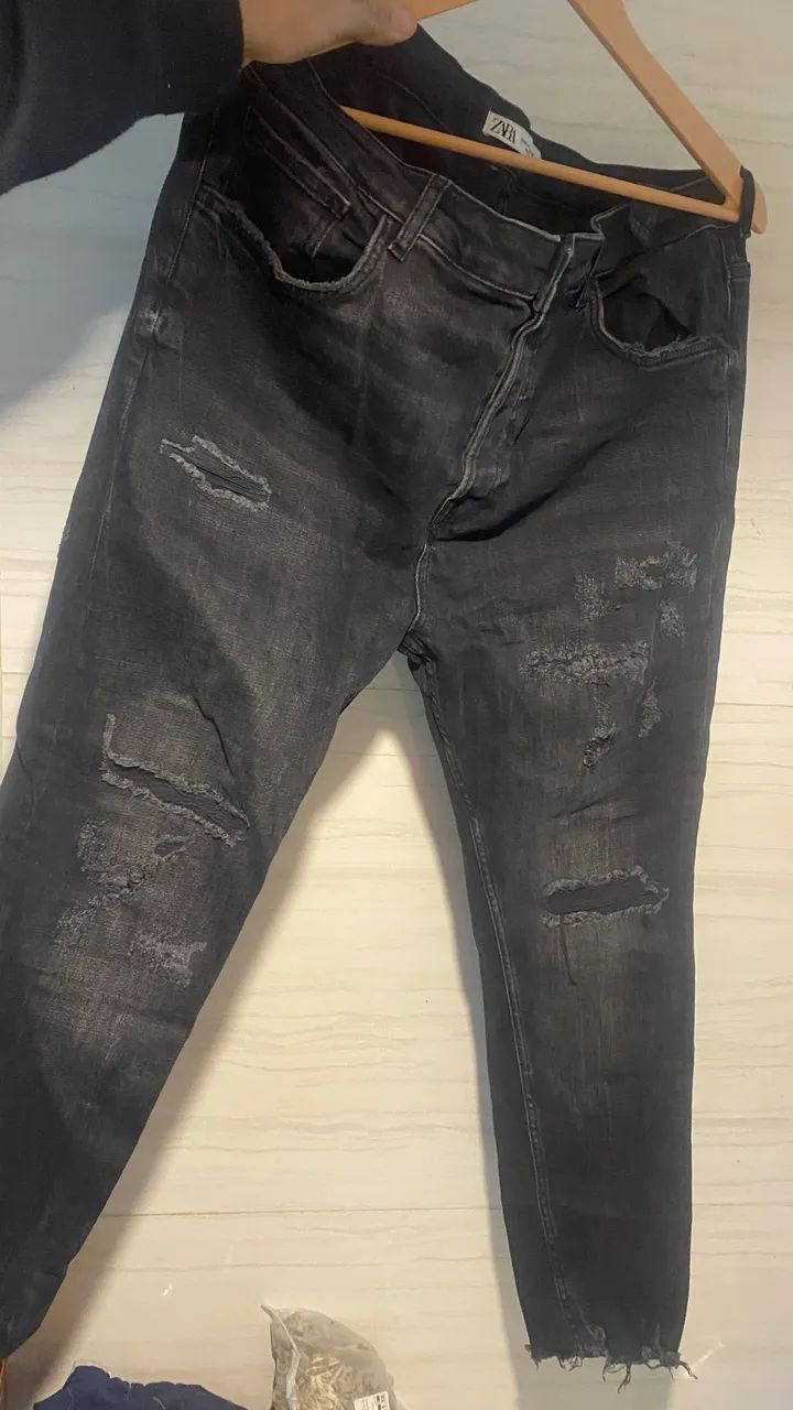 Calça Zara preta skinny Fit.  - Foto 4