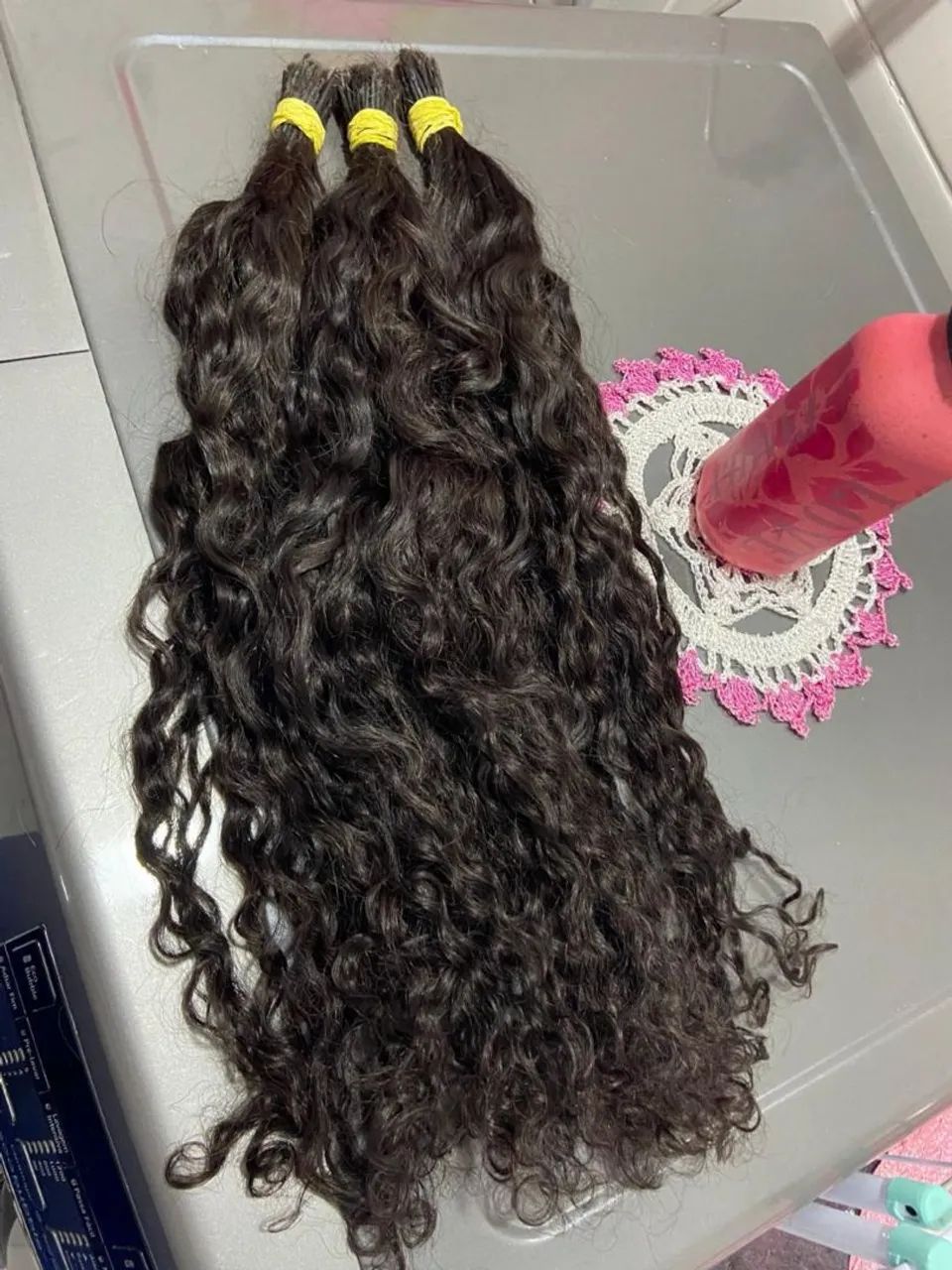 Cabelo indiano cacheado 