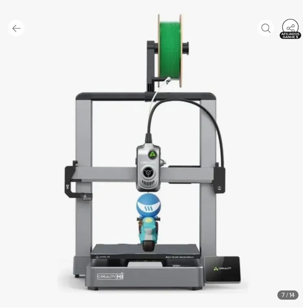 Impressora 3D cleality Hii combo