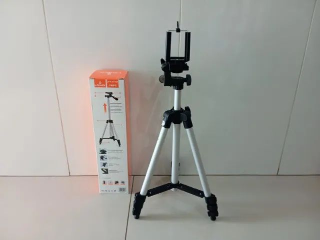 Tripé 3110 Universal 3x Para Câmera e Celular Selfie Ajuste 1,05m - Foto 2