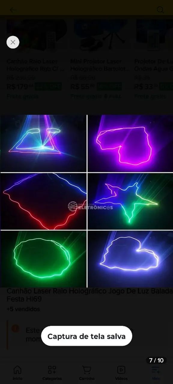 Laser profissional RGB balada - Foto 4