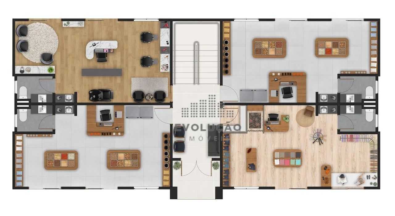 SALA COMERCIAL, 1 Vaga, Copa, Lavabo - Barra do Aririú - Foto 3