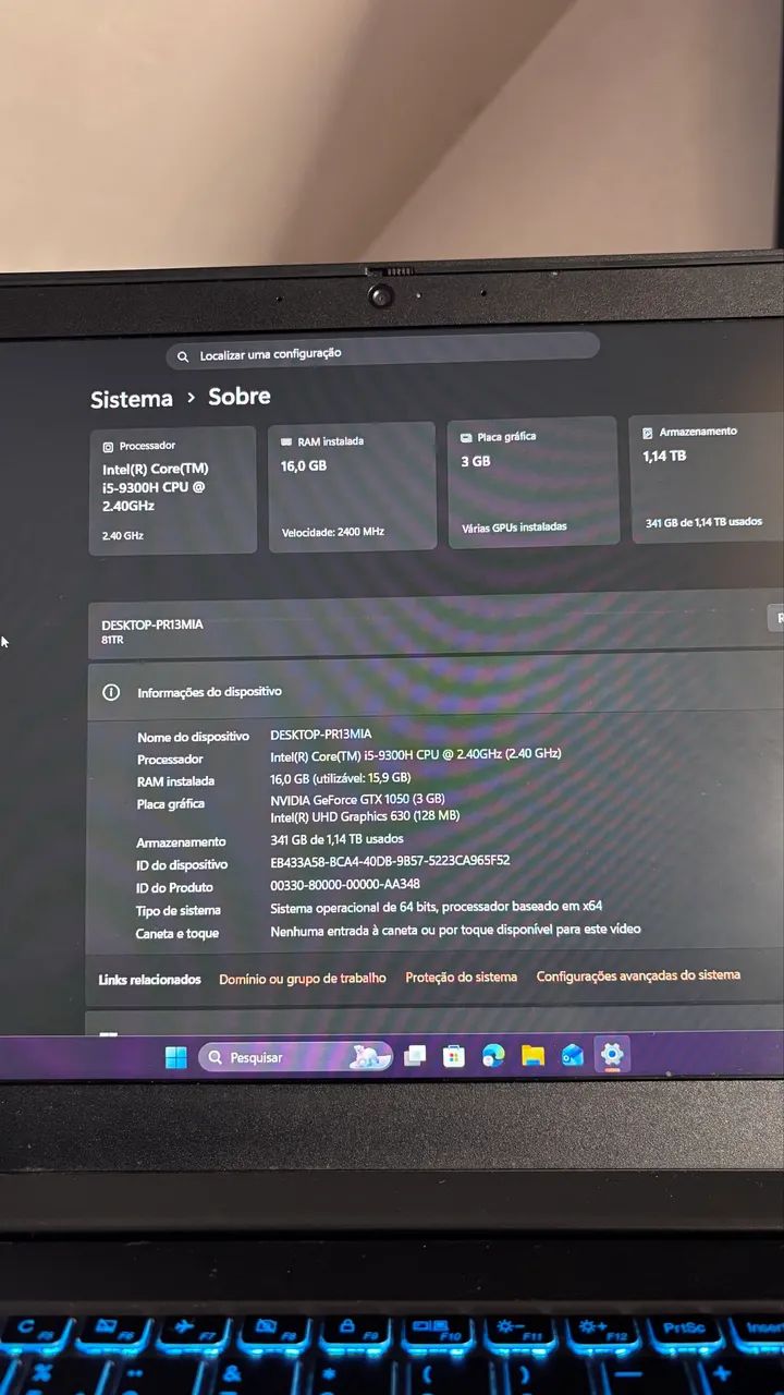 Notebook Gamer Lenovo Ideapad L340