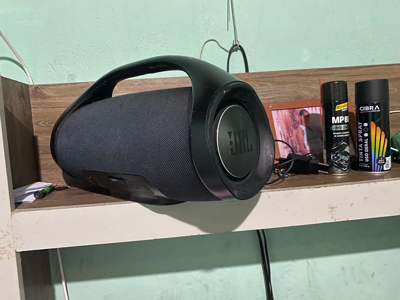 Boombox 1 com defeito 