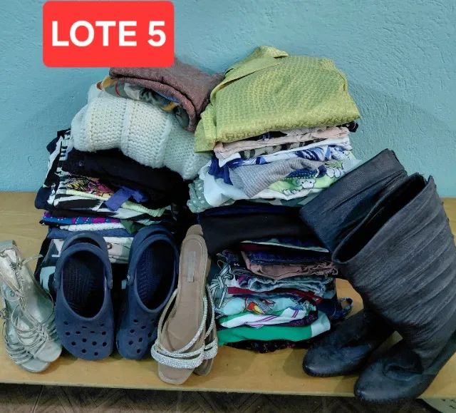 Lote de Roupas Feminina para Brechó - Foto 5