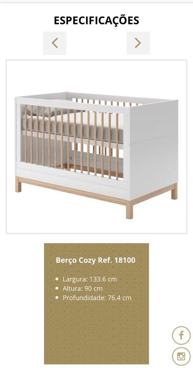 Berço Cozy (Quarter)  - Foto 2