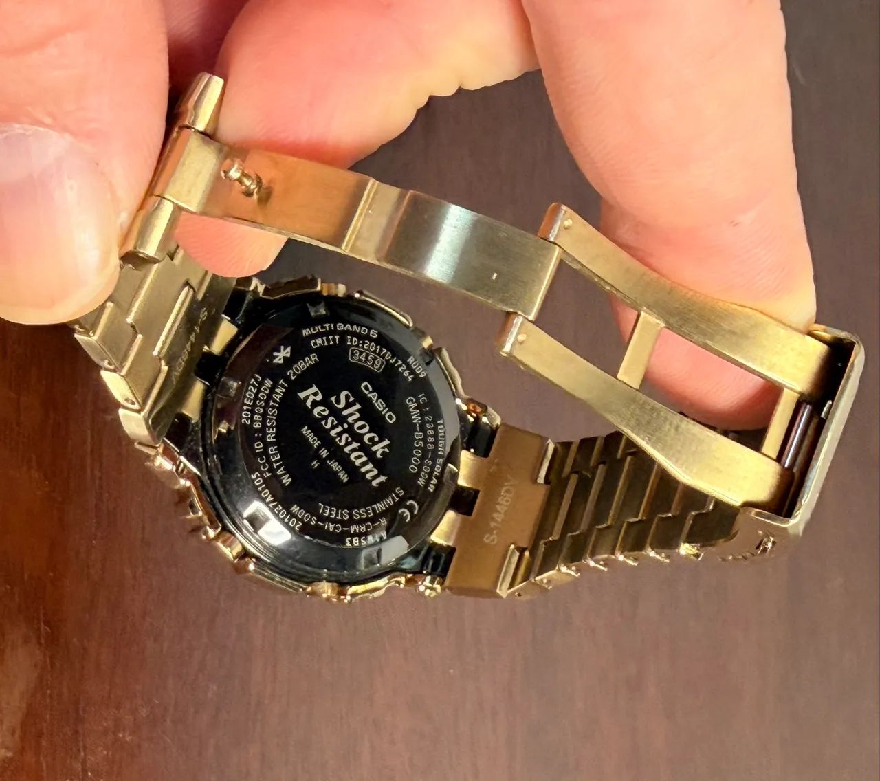 Relogio G-SHOCK dourado de aço  - Foto 2