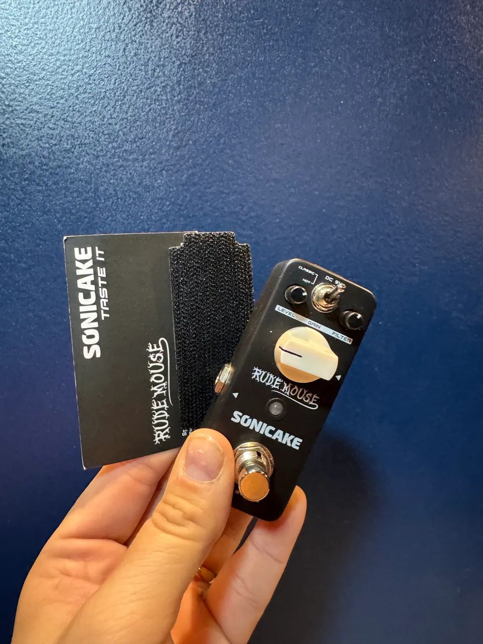 Pedal rude mouse distorção sonicake 