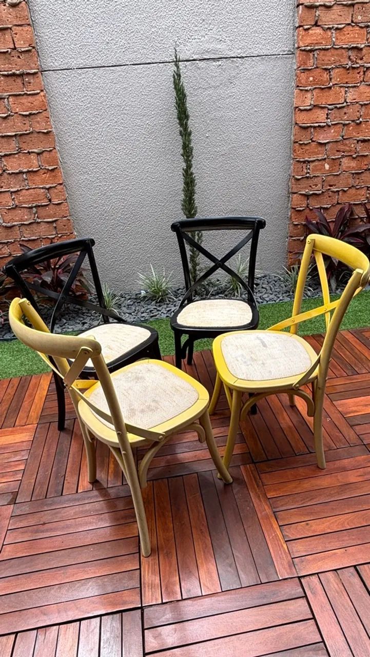 Cadeiras Madeira (Modelo Paris)