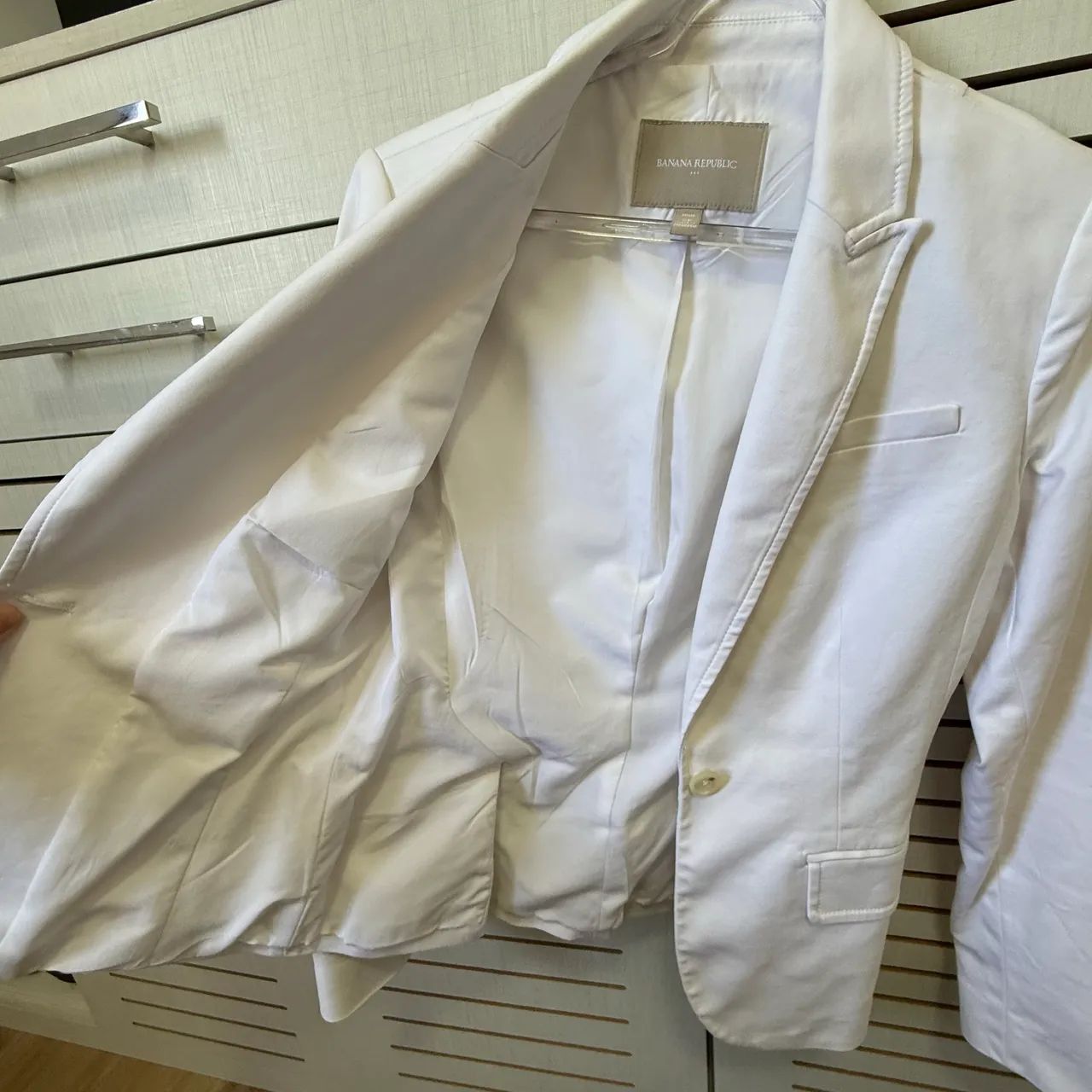 Blazer branco Banana Republic TAM PP - Foto 3