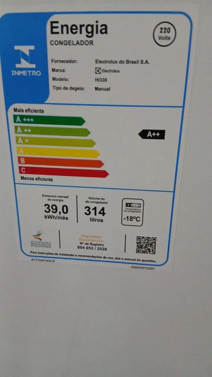 Freezer Electrolux 314l Inverter  Dupla função  - Foto 2